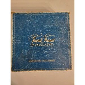Vintage 1981 No. 7 Trivial Pursuit Master Game Genus Edition Complete Game As Is